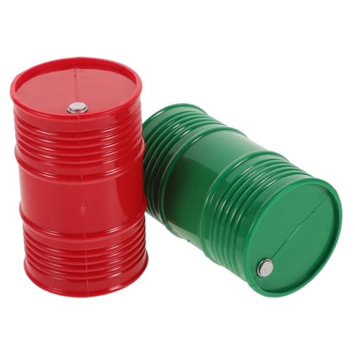 LRXIYODE 2 Stück Rc Crawler Ölfass Teilig Rot Grün Realistische Kunststoff Öltank Deko Robustes Zubehör für Rc Truck Detailgetreue Kraftstoffbehälter für Modellautos LRXIYODE 2 Stück Rc Crawler Ölfass Teilig Rot Grün Realistische Kunststoff Öltank Deko Robustes Zubehör für Rc Truck Detailgetreue Kraftstoffbehälter für Modellautos von LRXIYODE