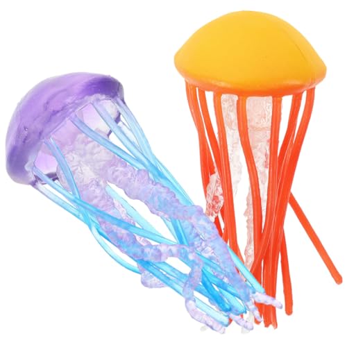 LRXIYODE 2 Stück Realistische Quallen Modelle Meeresbewohner Miniatur Meer Tier Figuren Kompaktes Lernspielzeug für Dekoration LRXIYODE 2 Stück Realistische Quallen Modelle Meeresbewohner Miniatur Meer Tier Figuren Kompaktes Lernspielzeug für Dekoration von LRXIYODE