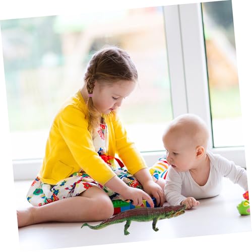 LRXIYODE 2 Stück Realistisches Krokodilspielzeug aus Robustem Kunststoff mit Soundfunktion Pädagogisches Wasserspielzeug für Kleinkinder und Badewanne Farblich Grün und Erdfarben LRXIYODE 2 Stück Realistisches Krokodilspielzeug aus Robustem Kunststoff mit Soundfunktion Pädagogisches Wasserspielzeug für Kleinkinder und Badewanne Farblich Grün und Erdfarben von LRXIYODE