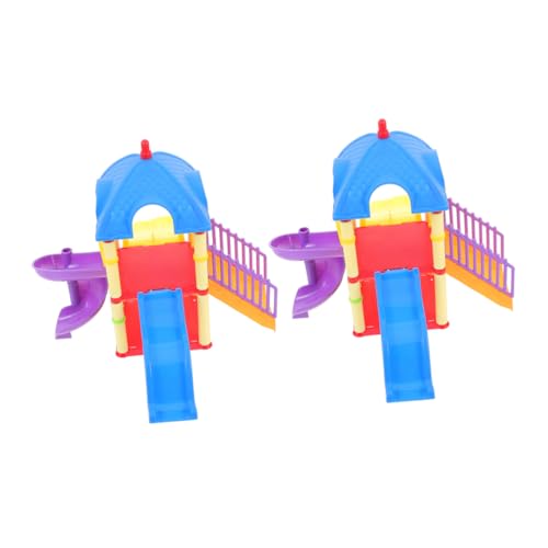 LRXIYODE 2 Stück Rutschenspielzeug Wohndekoration Spielplatzspielzeug Für Spielende Spielplatzdekoration Hausrutschenmodelle Mini-Spielplatz-Ornamente Abs LRXIYODE 2 Stück Rutschenspielzeug Wohndekoration Spielplatzspielzeug Für Spielende Spielplatzdekoration Hausrutschenmodelle Mini-Spielplatz-Ornamente Abs von LRXIYODE