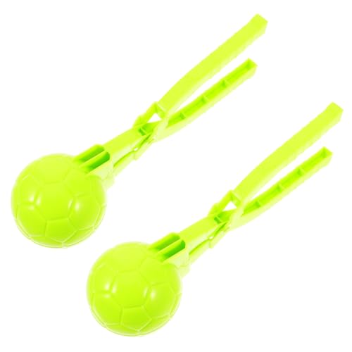 LRXIYODE 2 Stück Schneeballformer aus Kunststoff Leicht und Flexibel Kinderfreundliches Outdoor für Schneeballschlachten Hält Hände Warm und Sauber für Winterliche von LRXIYODE