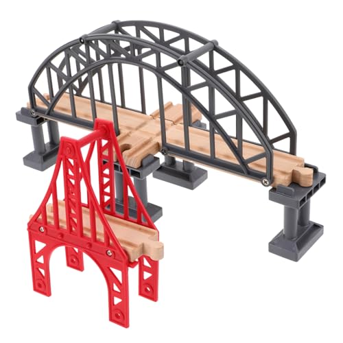 LRXIYODE 2 Stück Spielzeugeisenbahnbrücke Eisenbahnbrücke Spielzeug Kleine Eisenbahngleisbrücke Modell Ersatzeisenbahnbrücke DIY Zug-LKW-zubehör Eisenbahngleis-Spielzeug LRXIYODE 2 Stück Spielzeugeisenbahnbrücke Eisenbahnbrücke Spielzeug Kleine Eisenbahngleisbrücke Modell Ersatzeisenbahnbrücke DIY Zug-LKW-zubehör Eisenbahngleis-Spielzeug von LRXIYODE