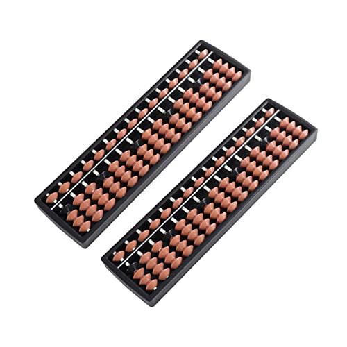 LRXIYODE 2 Stück Stellige Perlen Traditionelle Rechenstäbe Abakus für Schüler Tragbares Lernspielzeug zur Arithmetikförderung und Rechenfähigkeitsteigerung Robustes Holzdesign Teilig LRXIYODE 2 Stück Stellige Perlen Traditionelle Rechenstäbe Abakus für Schüler Tragbares Lernspielzeug zur Arithmetikförderung und Rechenfähigkeitsteigerung Robustes Holzdesign Teilig von LRXIYODE