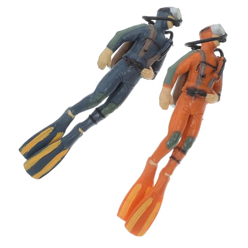 LRXIYODE 2 Stück Teiliges Aquarium Taucher Modell Realistische Miniatur Taucher Figuren aus Langlebigem Kunststoff Kompakt und Wiederverwendbar Dekoratives Zubehör für Fischbecken Geschenk LRXIYODE 2 Stück Teiliges Aquarium Taucher Modell Realistische Miniatur Taucher Figuren aus Langlebigem Kunststoff Kompakt und Wiederverwendbar Dekoratives Zubehör für Fischbecken Geschenk von LRXIYODE