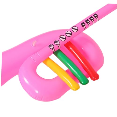 LRXIYODE 2 Stück Teiliges Aufblasbares PVC Instrument Party Requisiten Musikfestival Bühnenauftritt Spaß für Jungen und Mädchen in Grün von LRXIYODE