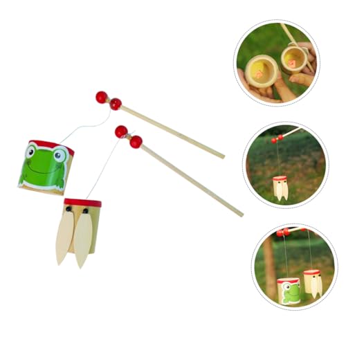 LRXIYODE 2 Stück Teiliges Bambus Klangspielzeug mit Niedlichem Design Realistischer Klang Schüttelbares Selbstsprechendes für Kindergarten und Outdoor Lernspaß LRXIYODE 2 Stück Teiliges Bambus Klangspielzeug mit Niedlichem Design Realistischer Klang Schüttelbares Selbstsprechendes für Kindergarten und Outdoor Lernspaß von LRXIYODE