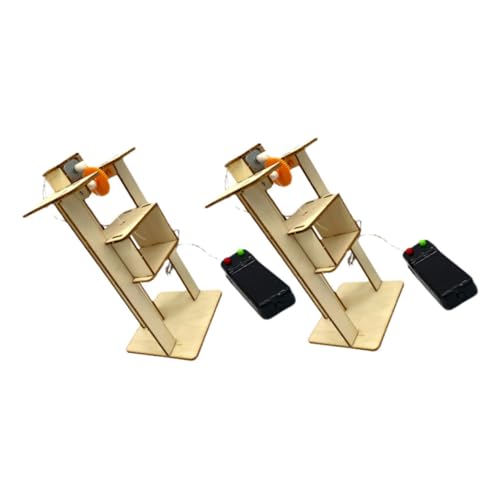 LRXIYODE 2 Stück Teiliges DIY Holzaufzug Pädagogisches Lernspielzeug für Frühe Bildung Kreativität und Mechanische Experimente LRXIYODE 2 Stück Teiliges DIY Holzaufzug Pädagogisches Lernspielzeug für Frühe Bildung Kreativität und Mechanische Experimente von LRXIYODE