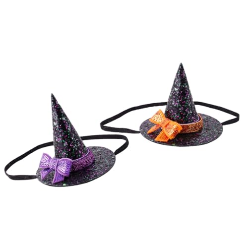 LRXIYODE 2 Stück Teiliges Halloween Hexenhut Stirnband mit Elastischem Haarband für Damen und Mädchen für Halloween Kostüm Party Festival und Cosplay Feierlichkeiten LRXIYODE 2 Stück Teiliges Halloween Hexenhut Stirnband mit Elastischem Haarband für Damen und Mädchen für Halloween Kostüm Party Festival und Cosplay Feierlichkeiten von LRXIYODE