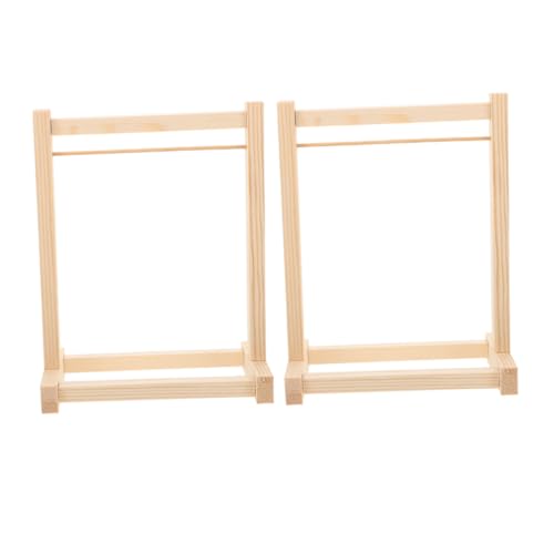 LRXIYODE 2 Stück Teiliges Kleiderständer Miniatur Puppenhaus Garderobe Stabiles Einfach Montierbares Puppenkleiderständer Zubehör für Puppenhaus Kleidung und Miniatur Outfits von LRXIYODE