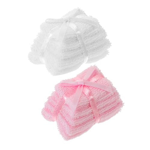 LRXIYODE 2 Stück Teiliges Miniatur-Dollhouse Handtuch-Set Realistische Badezimmer-Accessoires Stabile Stoffqualität Vielseitig Einsetzbar Passend für Verschiedene Puppenhaus-Modelle für LRXIYODE 2 Stück Teiliges Miniatur-Dollhouse Handtuch-Set Realistische Badezimmer-Accessoires Stabile Stoffqualität Vielseitig Einsetzbar Passend für Verschiedene Puppenhaus-Modelle für von LRXIYODE