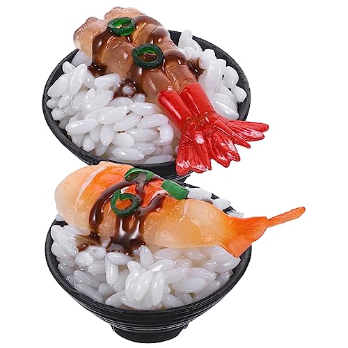 LRXIYODE 2 Stück Teiliges Sushi Modell Realistisches für Rollenspiele der Küche Fotografie Dekorationsobjekt für Spielküche aus Hochwertigem Gefertigt LRXIYODE 2 Stück Teiliges Sushi Modell Realistisches für Rollenspiele der Küche Fotografie Dekorationsobjekt für Spielküche aus Hochwertigem Gefertigt von LRXIYODE
