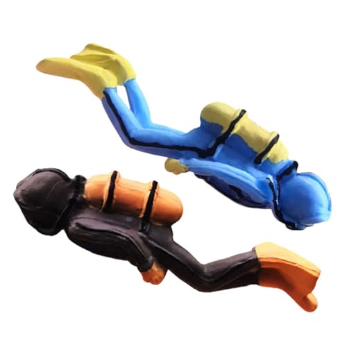 LRXIYODE 2 Stück Teiliges Taucher Figuren aus Stabilem Harz Naturgetreue Unterwasser Dekoration für Aquarium Landschaft Farblich Sortiert Blau und Braun Sicher für Fische und Dekorativ LRXIYODE 2 Stück Teiliges Taucher Figuren aus Stabilem Harz Naturgetreue Unterwasser Dekoration für Aquarium Landschaft Farblich Sortiert Blau und Braun Sicher für Fische und Dekorativ von LRXIYODE