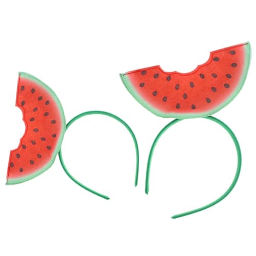 LRXIYODE 2 Stück Teiliges Wassermelonen Haarband Lustige Sommerkopfbedeckung für Damen für Partys und Fotoshootings mit Fruchtigem Cartoon Design LRXIYODE 2 Stück Teiliges Wassermelonen Haarband Lustige Sommerkopfbedeckung für Damen für Partys und Fotoshootings mit Fruchtigem Cartoon Design von LRXIYODE