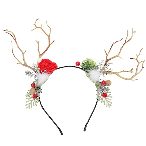LRXIYODE 2 Stück Teiliges Weihnachts Hirschgeweih Stirnband mit Komfortables Party Haaraccessoire für Festliche Kostüme und Familienfeiern Charmantes Cosplay Zubehör für Erwachsene LRXIYODE 2 Stück Teiliges Weihnachts Hirschgeweih Stirnband mit Komfortables Party Haaraccessoire für Festliche Kostüme und Familienfeiern Charmantes Cosplay Zubehör für Erwachsene von LRXIYODE