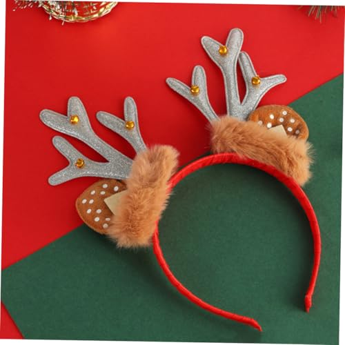 LRXIYODE 2 Stück Teiliges Weihnachts Rentiergeweih Stirnband Leichtes Bequemes Haarband mit Festem Sitz Festliche Kopfbedeckung für Party Fotoshooting und Weihnachtsfeier Sichere LRXIYODE 2 Stück Teiliges Weihnachts Rentiergeweih Stirnband Leichtes Bequemes Haarband mit Festem Sitz Festliche Kopfbedeckung für Party Fotoshooting und Weihnachtsfeier Sichere von LRXIYODE