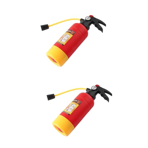 LRXIYODE 2 Stück Wasserspielzeug wasserpistole für wasserkanone Strand spielsachen wasserlanze Water Feuerwehrmann Simulation Feuerlöscher Plastik von LRXIYODE