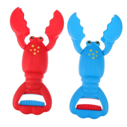 LRXIYODE 2 Stücke Kunststoff Hummerklaue Spielzeug Strand Sand Digger Spielzeug Für Kinder Sommer Pool Spaß Im Freien Sand Spielzeug Sandkasten Strand Schnee Spielen von LRXIYODE