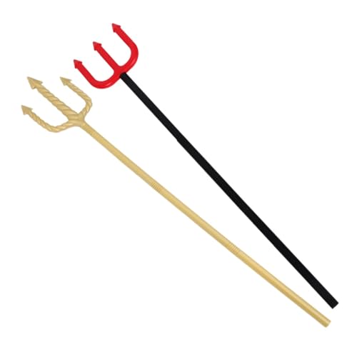 LRXIYODE 2 Stücke Kunststoff Teufel Pitchfork Halloween Pitchfork Prop Teufel Pitchfork Cosplay Dämon Kostüm Zubehör Für Erwachsene Und Kinder LRXIYODE 2 Stücke Kunststoff Teufel Pitchfork Halloween Pitchfork Prop Teufel Pitchfork Cosplay Dämon Kostüm Zubehör Für Erwachsene Und Kinder von LRXIYODE