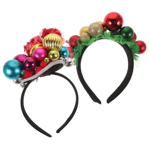 LRXIYODE 2 Weihnachtlicher Haarreif mit Glocken Farbenfrohes Party Haarband Bequemes Langlebiges Accessoire für Festliche Neujahrsfeiern und Erwachsene LRXIYODE 2 Weihnachtlicher Haarreif mit Glocken Farbenfrohes Party Haarband Bequemes Langlebiges Accessoire für Festliche Neujahrsfeiern und Erwachsene von LRXIYODE