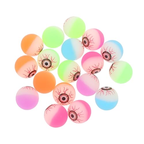 LRXIYODE 20 Stück Bunte Halloween Augenbälle Elastische Spielzeuge für Party Mitgebsel Gruselige Deko und Horror Requisiten für Zufällige Farben Tombola für Junge Mädchen LRXIYODE 20 Stück Bunte Halloween Augenbälle Elastische Spielzeuge für Party Mitgebsel Gruselige Deko und Horror Requisiten für Zufällige Farben Tombola für Junge Mädchen von LRXIYODE