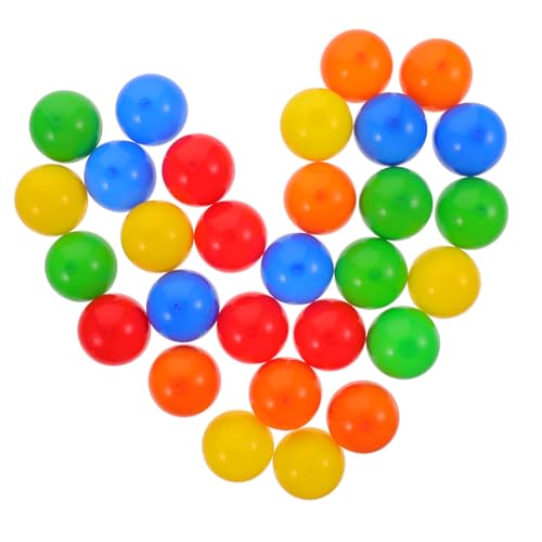LRXIYODE 20 Stück Bunte Lotteriekugeln Hohl Leichte Tombola und Party Losbälle Glatte Oberfläche Geruchlos Sicher für Spiel und Raffle Aktionen mit Kindern und Erwachsenen von LRXIYODE