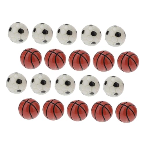 LRXIYODE 20 Stück Fußball-Basketball-Modell Mini Puppe kinderspielzeug детские игрушки Dollhouse Accessories schöner Sportball winzige Basketball-Requisiten Harz LRXIYODE 20 Stück Fußball-Basketball-Modell Mini Puppe kinderspielzeug детские игрушки Dollhouse Accessories schöner Sportball winzige Basketball-Requisiten Harz von LRXIYODE