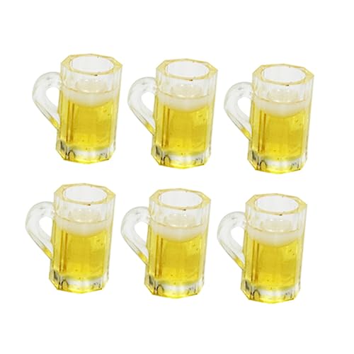 LRXIYODE 20 Stück Mini-Biergläser hühner wohnaccessoires Modellbau-Zubehör Gelbe Biergläser taschenmöbel Zubehör für Kinderspielhäuser Mini- Yellow LRXIYODE 20 Stück Mini-Biergläser hühner wohnaccessoires Modellbau-Zubehör Gelbe Biergläser taschenmöbel Zubehör für Kinderspielhäuser Mini- Yellow von LRXIYODE
