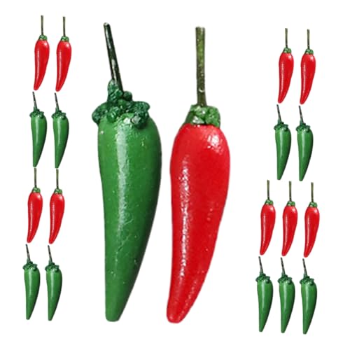LRXIYODE 20 Stück Mini Chili Modell Pfeffer Puppenhaus Obst Mini Simulation Von Künstlichem Gemüse Simulationsdekorationen Künstliches Gemüse Mini Puppenhauszubehör Puppenhaus LRXIYODE 20 Stück Mini Chili Modell Pfeffer Puppenhaus Obst Mini Simulation Von Künstlichem Gemüse Simulationsdekorationen Künstliches Gemüse Mini Puppenhauszubehör Puppenhaus von LRXIYODE
