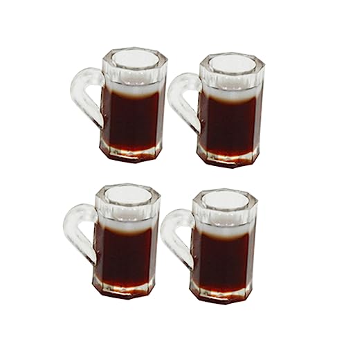 LRXIYODE 20 Stück Mini Hausmöbel Puppenhauszubehör Miniaturmodell Mini Hausbedarf Mini Bierkrug Zubehör Mini Bierkrug Schnapsgläser Mini Zubehör Mini Bierkrüge von LRXIYODE
