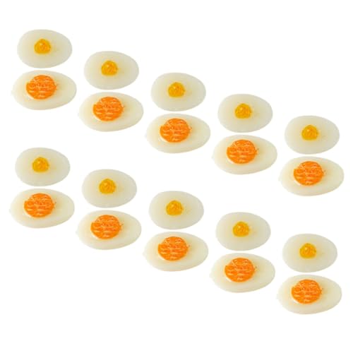 LRXIYODE 20 Stück Miniatur Eierspielzeug Miniatur Eier Lebensmittel Rollenspiel Mini Halb Ei Modelle Mini Eierspielzeug Miniatur Halb Miniatur Ei Modell Mikro LRXIYODE 20 Stück Miniatur Eierspielzeug Miniatur Eier Lebensmittel Rollenspiel Mini Halb Ei Modelle Mini Eierspielzeug Miniatur Halb Miniatur Ei Modell Mikro von LRXIYODE