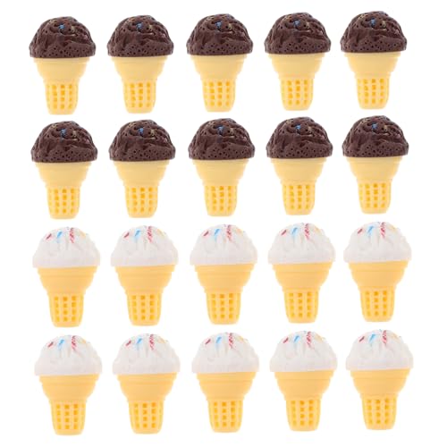 LRXIYODE 20 Stück Miniaturobjekt Teiliges Eiscreme Dekoration für Puppenhaus Mini Eistüten Zubehör für DIY Mini Szenen Kreative und Farbenfrohe Gestaltung für Ihre Miniaturlandschaft LRXIYODE 20 Stück Miniaturobjekt Teiliges Eiscreme Dekoration für Puppenhaus Mini Eistüten Zubehör für DIY Mini Szenen Kreative und Farbenfrohe Gestaltung für Ihre Miniaturlandschaft von LRXIYODE