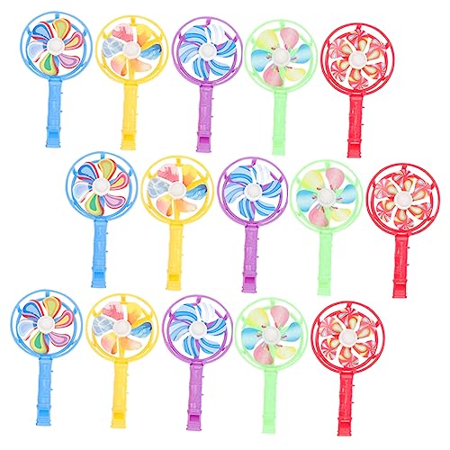 LRXIYODE 20 Stück Pfeife Windmühle Kleines Bonbonfarbe Kinderspielzeug Party Atmosphäre Requisiten Cartoon-pfeife- Windmühlenpfeife Windräder Für Party Plastik von LRXIYODE