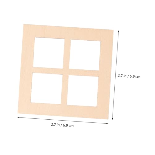 LRXIYODE 20 Stück Puppenhaus Fensterrahmen Fach Langlebige Mini Fenster für Haus Deko Gartenornament DIY Puppenhaus Möbel Zubehör LRXIYODE 20 Stück Puppenhaus Fensterrahmen Fach Langlebige Mini Fenster für Haus Deko Gartenornament DIY Puppenhaus Möbel Zubehör von LRXIYODE