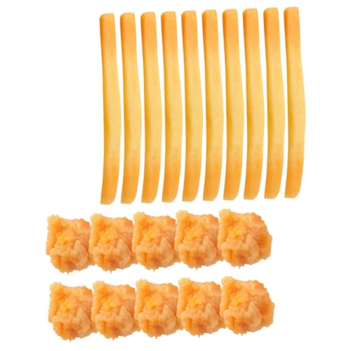 LRXIYODE 20 Stück Snack-Modell Gefälscht Anzeige Pommes Frittes Huhn Pommes-Party-Trick Küchenzubehör Ausstellungsmodell Stellen Sie Sich Vor, Zu Requisiten Schnell PVC LRXIYODE 20 Stück Snack-Modell Gefälscht Anzeige Pommes Frittes Huhn Pommes-Party-Trick Küchenzubehör Ausstellungsmodell Stellen Sie Sich Vor, Zu Requisiten Schnell PVC von LRXIYODE