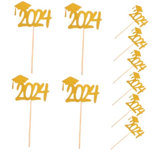 LRXIYODE 20 Stück Teiliges Graduation Cake Picks aus Papier und Holz Goldene Abschluss Cupcake Topper Lebensmittelechte Sichere Tortendeko für Schulabschluss Party Vielseitig Kombinierbar LRXIYODE 20 Stück Teiliges Graduation Cake Picks aus Papier und Holz Goldene Abschluss Cupcake Topper Lebensmittelechte Sichere Tortendeko für Schulabschluss Party Vielseitig Kombinierbar von LRXIYODE