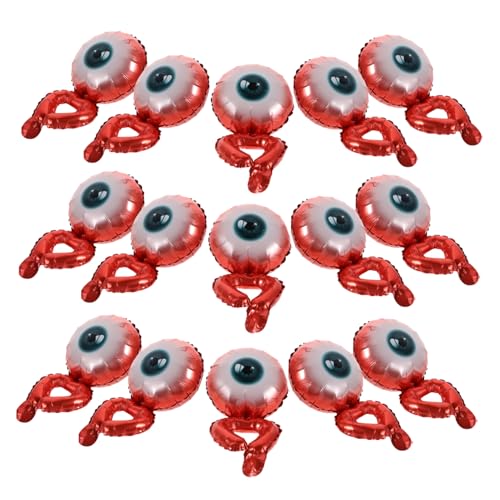 LRXIYODE 20 Stück Teiliges Halloween Armband aus Aluminiumfolie Aufblasbare Tragbare Augapfel Ballons für Halloween Partydekoration Vielseitige Party Accessoires für Festival und LRXIYODE 20 Stück Teiliges Halloween Armband aus Aluminiumfolie Aufblasbare Tragbare Augapfel Ballons für Halloween Partydekoration Vielseitige Party Accessoires für Festival und von LRXIYODE