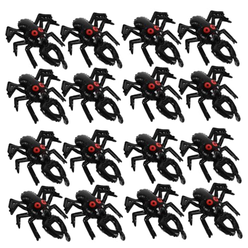 LRXIYODE 20 Stück Teiliges Halloween Armbandballon Aufblasbare Folien Spinnenballons Kreative Partydekoration für Halloween Festivals und Feierlichkeiten Vielseitig Einsetzbar für von LRXIYODE