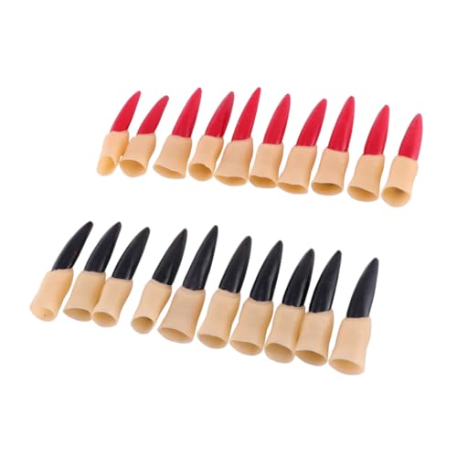 LRXIYODE 20 Stück Teiliges Halloween Nageldekor Rote und Schwarze Fake Nails mit Realistischer Hexenkrallen Optik Umweltfreundlich Flexibel und Passend für Halloween Party Cosplay und LRXIYODE 20 Stück Teiliges Halloween Nageldekor Rote und Schwarze Fake Nails mit Realistischer Hexenkrallen Optik Umweltfreundlich Flexibel und Passend für Halloween Party Cosplay und von LRXIYODE