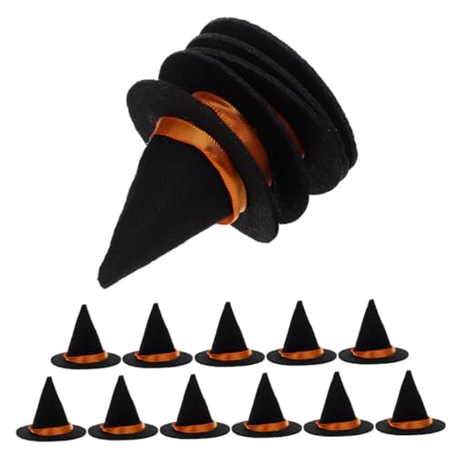 LRXIYODE 20 Stück Teiliges Mini Filz Hexenhüte Langlebige Kleine Zaubererhüte für DIY Bastelarbeiten Handgemachte Halloween Flaschen Partydekoration Vielseitig Einsetzbar als Mini Hut LRXIYODE 20 Stück Teiliges Mini Filz Hexenhüte Langlebige Kleine Zaubererhüte für DIY Bastelarbeiten Handgemachte Halloween Flaschen Partydekoration Vielseitig Einsetzbar als Mini Hut von LRXIYODE
