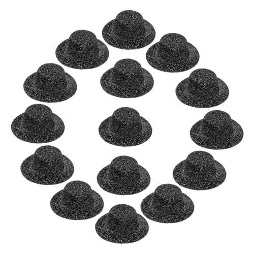 LRXIYODE 20 Stück Teiliges Mini Jazz Hut Schwarze Miniatur Hüte für Puppen DIY Bastelzubehör Stilvolle Partydekoration Weiches Material Vielseitig für Puppenhaus und Kostüm Langlebig und LRXIYODE 20 Stück Teiliges Mini Jazz Hut Schwarze Miniatur Hüte für Puppen DIY Bastelzubehör Stilvolle Partydekoration Weiches Material Vielseitig für Puppenhaus und Kostüm Langlebig und von LRXIYODE