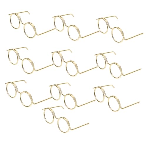 LRXIYODE 20 Stück Teiliges Mini Puppenbrillen aus Metall Draht Leichte DIY Brillengestelle für Puppenkleidung Kompakte Miniatur Zubehör für Puppenhaus und LRXIYODE 20 Stück Teiliges Mini Puppenbrillen aus Metall Draht Leichte DIY Brillengestelle für Puppenkleidung Kompakte Miniatur Zubehör für Puppenhaus und von LRXIYODE