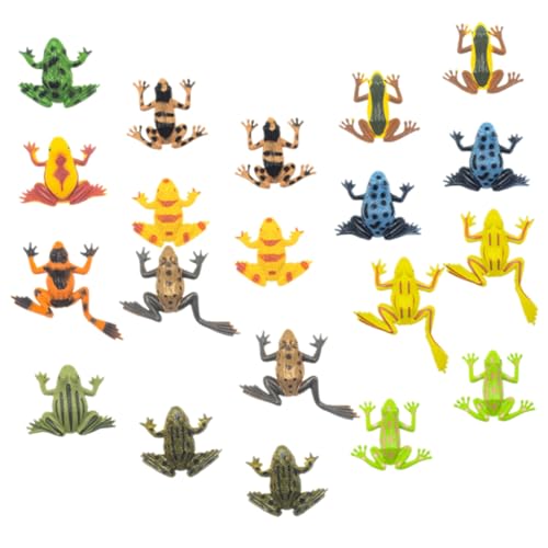 LRXIYODE 20 Stück Teiliges Miniatur Frosch Figuren Deko Frogs Ornamente Klein Detailgetreu für Garten Miniteich Party Geschenkaccessoire Indoor Outdoor LRXIYODE 20 Stück Teiliges Miniatur Frosch Figuren Deko Frogs Ornamente Klein Detailgetreu für Garten Miniteich Party Geschenkaccessoire Indoor Outdoor von LRXIYODE