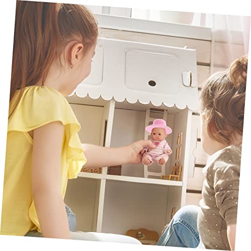 LRXIYODE 20 Stück Teiliges Miniatur Stoffhut Kleine Puppenhüte Pastellfarben Vielseitiges Bastelzubehör für Dekoration Haarclips und Puppenkleidung für Fotoshootings und Geschenkideen von LRXIYODE