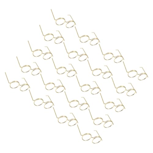 LRXIYODE 20 Stück Teiliges Puppenbrillen aus Metall Draht Rahmen ohne Gläser Runde Dekorationsbrillen für Puppenkostüme und Bastelbedarf Geeignet für Verschiedene Puppenhäuser und LRXIYODE 20 Stück Teiliges Puppenbrillen aus Metall Draht Rahmen ohne Gläser Runde Dekorationsbrillen für Puppenkostüme und Bastelbedarf Geeignet für Verschiedene Puppenhäuser und von LRXIYODE