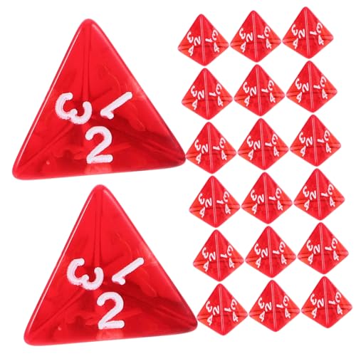 LRXIYODE 20 Stück Teiliges Transparent Rotes Seitiges Acrylwürfel Leichte Spielwürfel für Rollenspiele Kompakt und Glatt für Tischspiele Partys und Unterwegs LRXIYODE 20 Stück Teiliges Transparent Rotes Seitiges Acrylwürfel Leichte Spielwürfel für Rollenspiele Kompakt und Glatt für Tischspiele Partys und Unterwegs von LRXIYODE