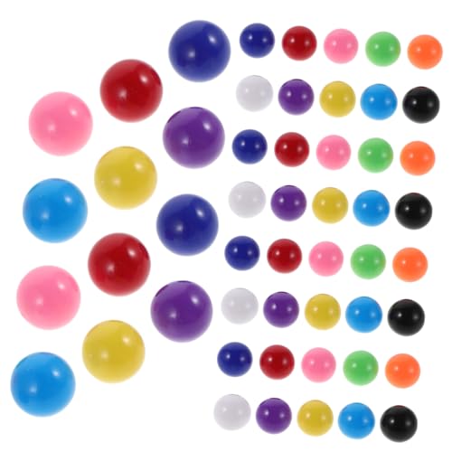 LRXIYODE 200 Stück Bunte Spielkugeln für Mathe Lehrmittel Robuste Zählkugeln Farbige Ersatzperlen für Lernspiele Geeignet für Wahrscheinlichkeits Statistikmodelle Frühkindliche von LRXIYODE