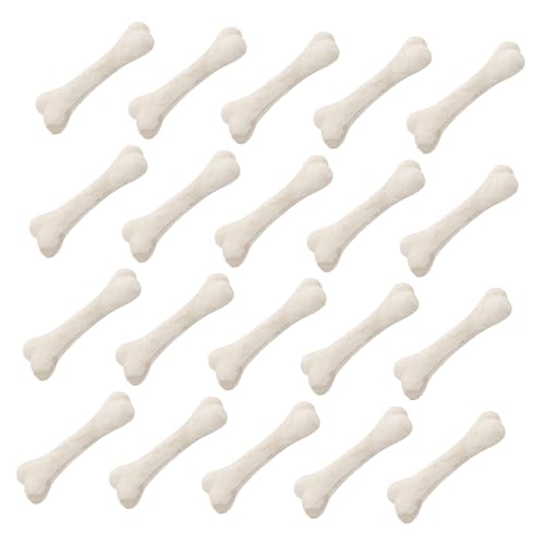 LRXIYODE 20Stücke Mini Knochenmodelle aus Kunstharz Realistische Hundeknochen für Mikrolandschaften Bastelzubehör und Deko Elemente für Halloween Party und Kreative Projekte LRXIYODE 20Stücke Mini Knochenmodelle aus Kunstharz Realistische Hundeknochen für Mikrolandschaften Bastelzubehör und Deko Elemente für Halloween Party und Kreative Projekte von LRXIYODE