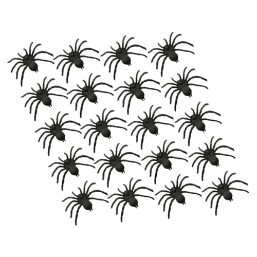 LRXIYODE 20Stücke Schwarze Plastikspinnen Gruselige Halloween Dekoration Realistische Falsche Spinnen Für Halloween Partys Streichspinnenmodelle LRXIYODE 20Stücke Schwarze Plastikspinnen Gruselige Halloween Dekoration Realistische Falsche Spinnen Für Halloween Partys Streichspinnenmodelle von LRXIYODE