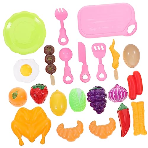 LRXIYODE 23 Stück Simuliertes Obst Und Gemüse Kinderspielzeug Lebensmittel Küche Gemüsespielzeug Schneidespielzeug Obst Küchenspielzeug Spielküchenzubehör Lernbedarf LRXIYODE 23 Stück Simuliertes Obst Und Gemüse Kinderspielzeug Lebensmittel Küche Gemüsespielzeug Schneidespielzeug Obst Küchenspielzeug Spielküchenzubehör Lernbedarf von LRXIYODE