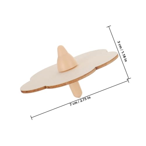 LRXIYODE 24 Stück Teiliges Holzkreisel Bastelset für Sichere Holz Kunststoffmaterialien Bemalbare DIY Gyroskop spielzeuge Fördert Hand Auge koordination und Eltern Junge von LRXIYODE